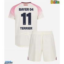 Bayer Leverkusen Martin Terrier #11 Bortedraktsett Barn 2025-26 Kortermet (+ Korte bukser)